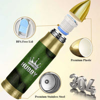 Gifts for Husband Bullet Tumbler Hubby Valentine Anniversary Birthday