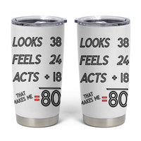 Funny 80th Birthday Tumbler Cup Happy 1944 80 Years Old Birthday Gifts - Wonder Print Shop