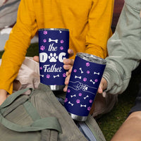 Dog Dad Tumbler Cup The Dog Father Gifts For Dogs Lovers - Wonder Print Shop