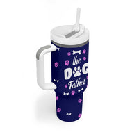 Dog Dad Tumbler With Handle The Dog Father Gifts For Dogs Lovers - Wonder Print Shop