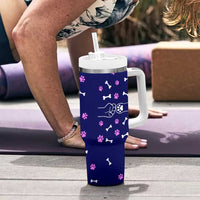 Dog Dad Tumbler With Handle The Dog Father Gifts For Dogs Lovers - Wonder Print Shop