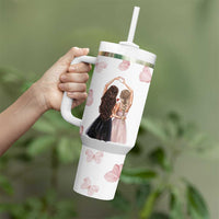 Bestie Tumbler With Handle We'll Be Friends Until We're Old And Senile Then We'll Be New Best Friends - Wonder Print Shop
