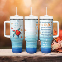 Sea Turtle Gifts Tumbler With Handle Beach Ocean Gifts For Women Turtle Lovers
