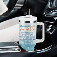 Sea Turtle Gifts Tumbler With Handle Beach Ocean Gifts For Women Turtle Lovers