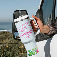 Flamingo Lover Gifts Tumbler With Handle Cute Flamingo Gifts For Women Who Loves Flamingos