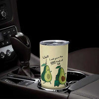 Funny Vegan Avocado Tumbler Cup You're The Good Kind Of Fat - Wonder Print Shop