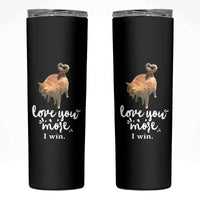Romantic Cat Couple Skinny Tumbler Love You More I Win Birthday Ideas for Her Couple Wife Family - Wonder Print Shop