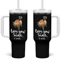 Romantic Cat Couple Tumbler With Handle Love You More I Win Birthday Ideas for Her Couple Wife Family - Wonder Print Shop