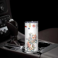 Christian Gifts for Women Faith Skinny Tumbler Encouragement Inspirational Flower Mothers Day Bible Gift