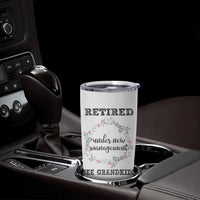 Funny Retirement Gifts for Women Tumbler Cup Retired Under New Management See Grandkids - Wonder Print Shop