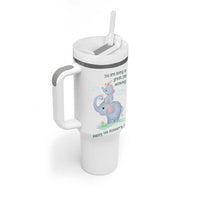 New Mom Tumbler With Handle Happy 1st Mother's Day Gifts for First Time Mothers - Wonder Print Shop