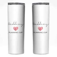 Wedding Shower Skinny Tumbler Wedding Planning Cup Engagement Gifts for Couples - Wonder Print Shop