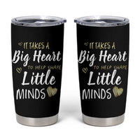 Teacher Tumbler Cup It Takes a Big Heart Teachers Day Graduation Gifts