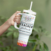 Best Teacher Appreciation Gifts Tumbler With Handle Helping Little Minds Grow Forever