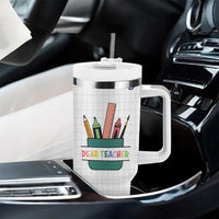 Teacher Tumbler With Handle It Takes a Big Heart Cute Teachers Day Graduation Gifts