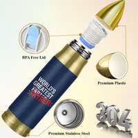 Funny Father's Day Gift For Dad Bullet Tumbler World's Best Farter I Mean Father