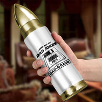 Funny Dad Joke Bullet Tumbler Dad-a-Base Father's Day Gift For Dad
