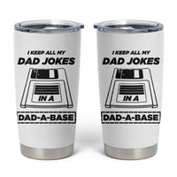 Funny Dad Joke Tumbler Cup Dad-a-Base Father's Day Gift For Dad