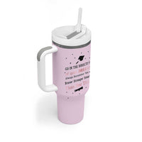 Graduation Gifts For Her Tumbler With Handle Masters Degree College High School PhD Grad Gift