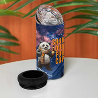 Funny Rude Bear 4 in 1 Can Cooler Tumbler Shu Duh Fuh Cup I Hate People Funny Gag Gifts for Introverts - Wonder Print Shop