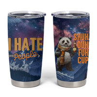 Funny Rude Bear Tumbler Cup Shu Duh Fuh Cup I Hate People Funny Gag Gifts for Introverts - Wonder Print Shop