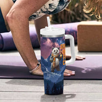 Funny Rude Bear Tumbler With Handle Shu Duh Fuh Cup I Hate People Funny Gag Gifts for Introverts - Wonder Print Shop