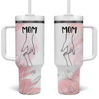 Mom Gifts Tumbler With Handle Mama Holding Hands Mothers Day Gift - Wonder Print Shop