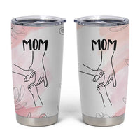 Gift for Mom of 2 Children Tumbler Cup Mama Holding Hands Mothers Day Gift - Wonder Print Shop