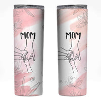 Gift for Mom of 3 Childrens Skinny Tumbler Mama Holding Hands Mothers Day Gift - Wonder Print Shop
