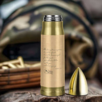 Vintage Christian Bullet Tumbler Be Strong and Courageous Joshua 1:9 Bible Verse - Wonder Print Shop