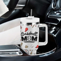 Baseball Mom Tumbler With Handle Mothers Day Birthday Gifts from Daughter Son