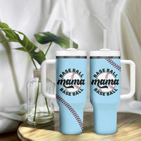 Baseball Mama Tumbler With Handle Mothers Day Birthday Gifts from Daughter Son