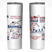 Baseball Players Skinny Tumbler Sports Lovers Coaches Gifts