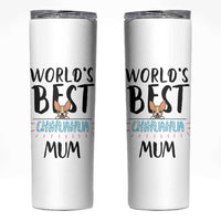 Chihuahua Dog Mom Skinny Tumbler Gift For Dog Lovers Women New Puppy Fur Baby Owners