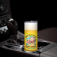 Funny Retirement Gifts Skinny Tumbler What Day Is Today? Who Cares? I'm Retired - Wonder Print Shop