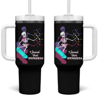 Funny Bones Anatomy Tumbler With Handle I Found That Humerus Pun Fun Humerous Skeleton Skateboard