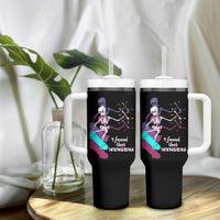 Funny Bones Anatomy Tumbler With Handle I Found That Humerus Pun Fun Humerous Skeleton Skateboard