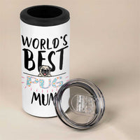 Dog Mom Pug Gifts 4 in 1 Can Cooler Tumbler Dog Lovers Women New Puppy Fur Baby Owners