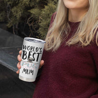 Dog Mom Pug Gifts Tumbler Cup Dog Lovers Women New Puppy Fur Baby Owners