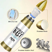 Bulldog Mom Bullet Tumbler Gift For Dog Lovers Women New Puppy Fur Baby Owners