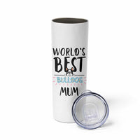 Bulldog Mom Skinny Tumbler Gift For Dog Lovers Women New Puppy Fur Baby Owners