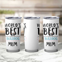 Bulldog Mom Tumbler Cup Gift For Dog Lovers Women New Puppy Fur Baby Owners