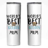 Golden Retriever Dog Mom Skinny Tumbler Gift For Dog Lovers Women New Puppy Fur Baby Owners