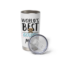 Golden Retriever Dog Mom Tumbler Cup Gift For Dog Lovers Women New Puppy Fur Baby Owners