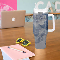 Gifts For Dad Tumbler With Handle Its Not a Dad Bod Its a Father Figure Funny Fathers Day Gift - Wonder Print Shop