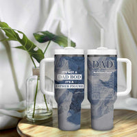 Gifts For Dad Tumbler With Handle Its Not a Dad Bod Its a Father Figure Funny Fathers Day Gift - Wonder Print Shop