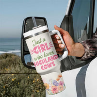 Highland Cow Gifts For Women Tumbler With Handle Cow Lover Farming Gifts For Cowgirls Farmers