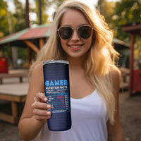 Gaming Gifts Skinny Tumbler Video Game Gamer Gift For Son Teen Boy Girl