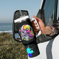 Gaming Gifts Tumbler With Handle Gamer Video Game Controller Colorful Graffiti Skeleton