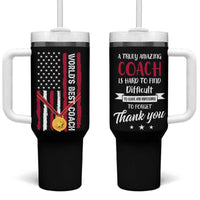Best Coach Appreciation Gifts Tumbler With Handle Thank You Coach Coaches Appreciation Gifts US Flag